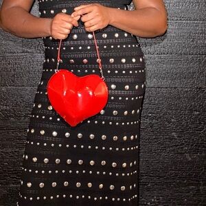 Simon miller red heart shaped bag